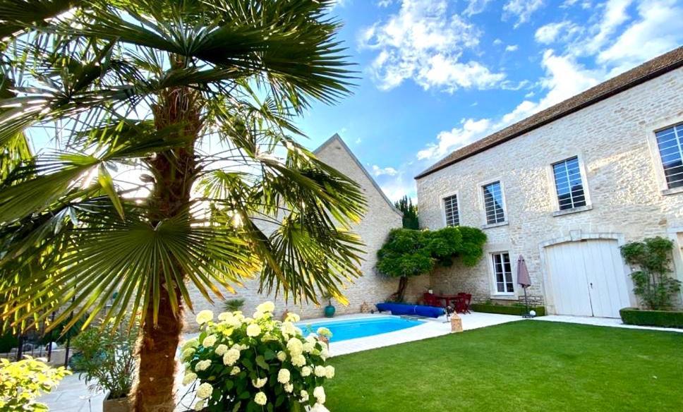 "Le Jardin" Chambre De Charme, Piscine A Meursault Exterior foto