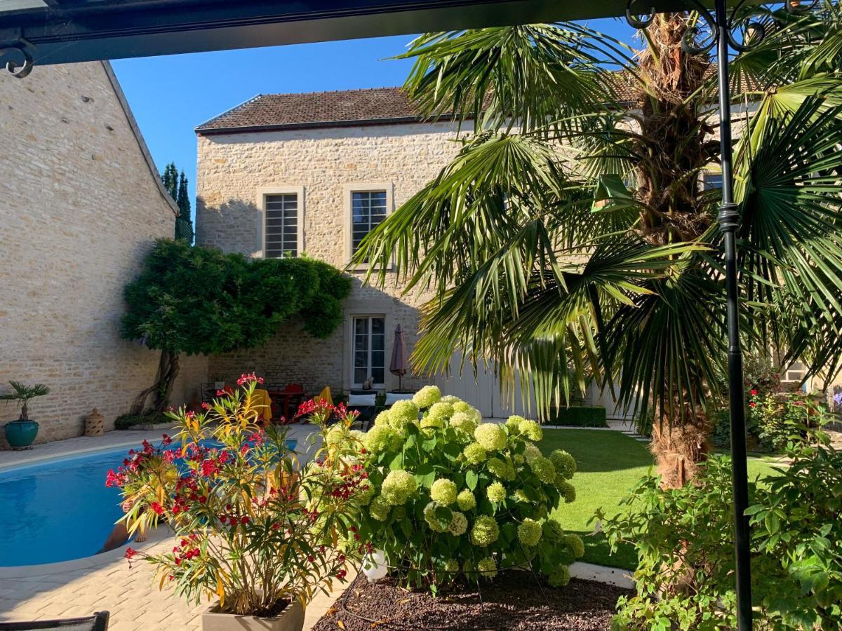 "Le Jardin" Chambre De Charme, Piscine A Meursault Exterior foto