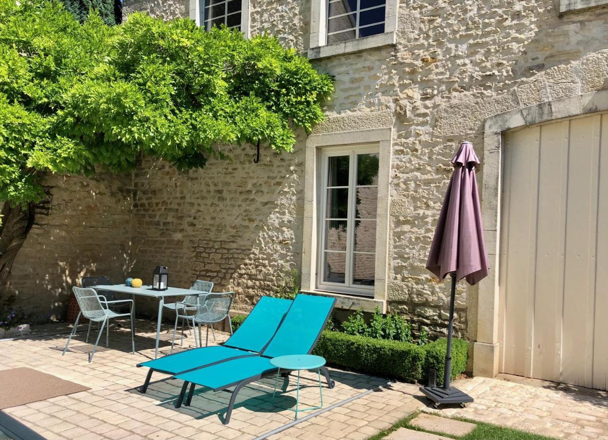 "Le Jardin" Chambre De Charme, Piscine A Meursault Exterior foto